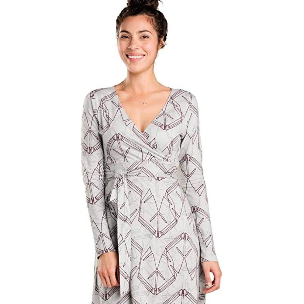Toad & Co Cue Wrap Longsleeve Dress XL